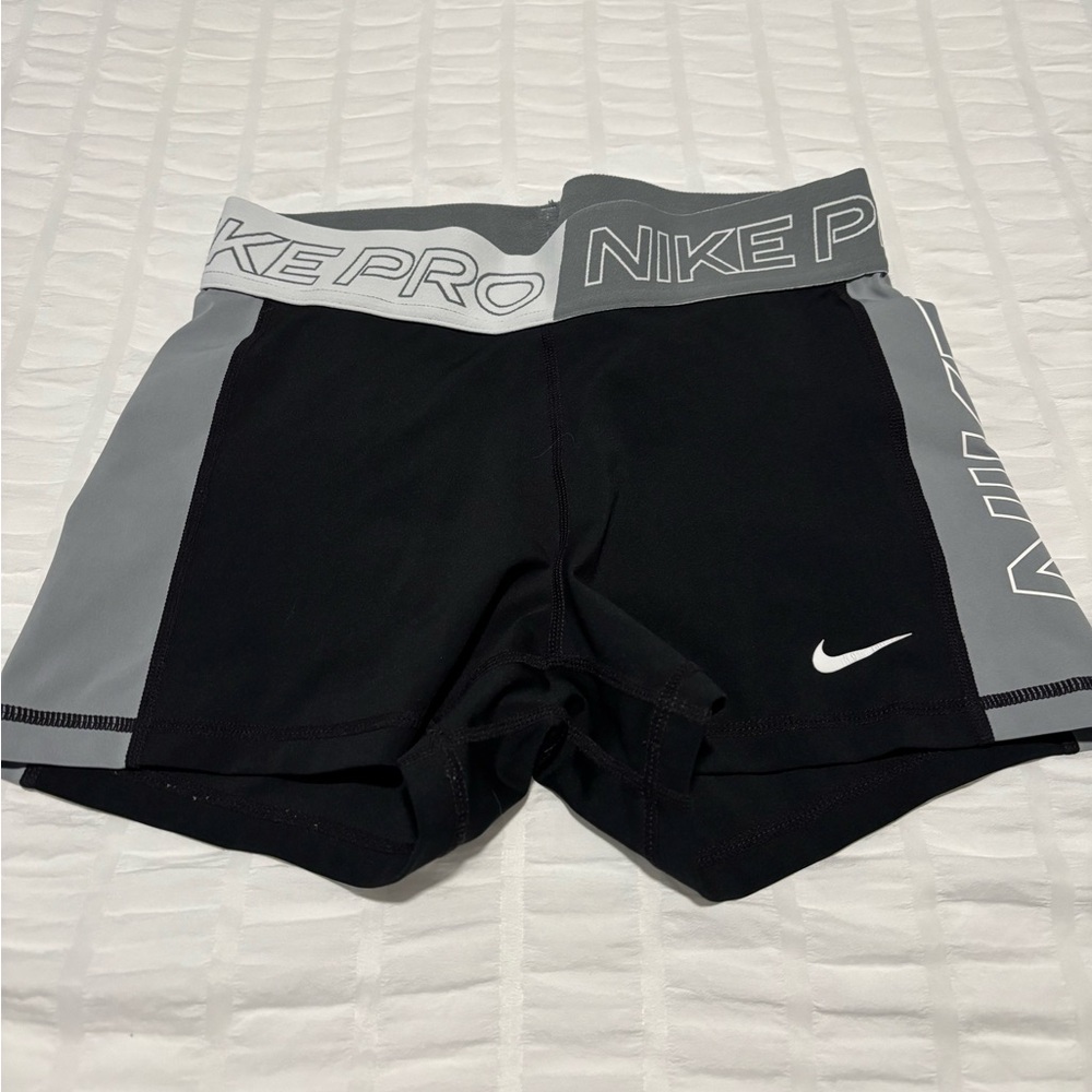 Nike Black and Gray Performance Shorts